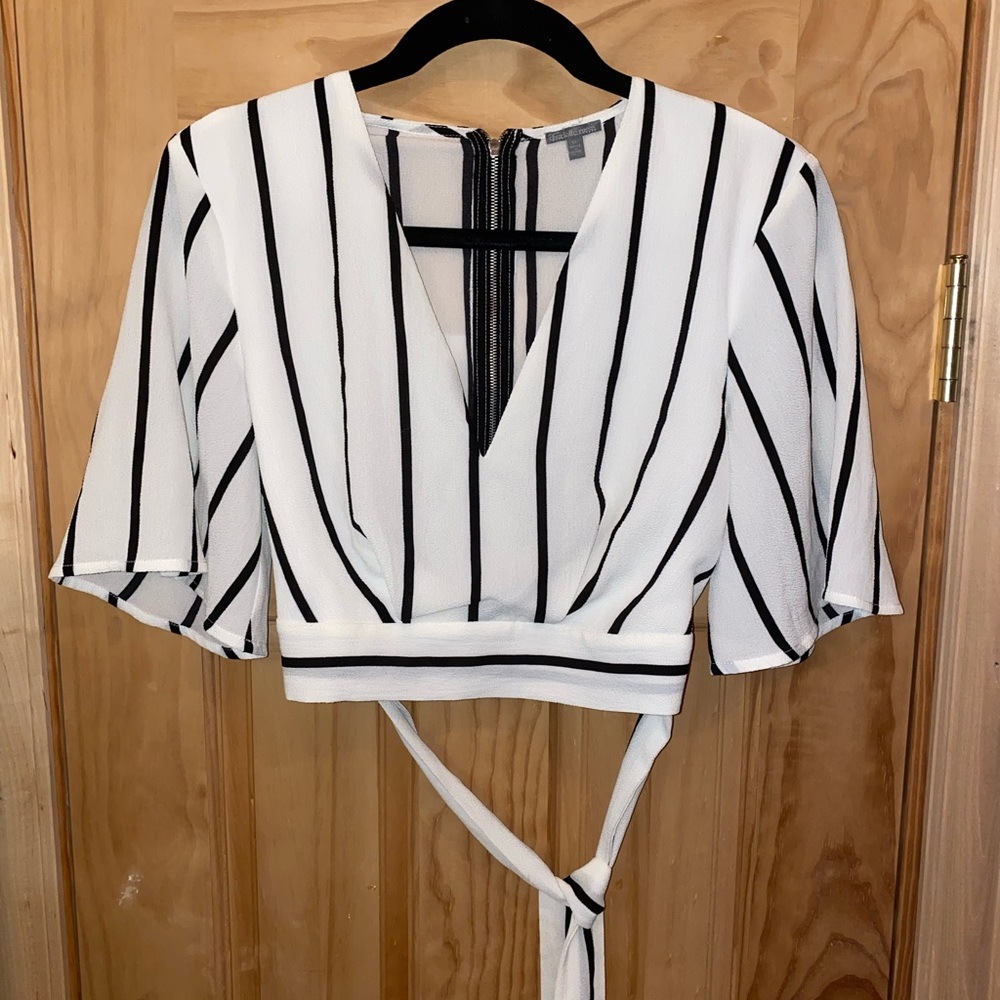 Tie back crop top